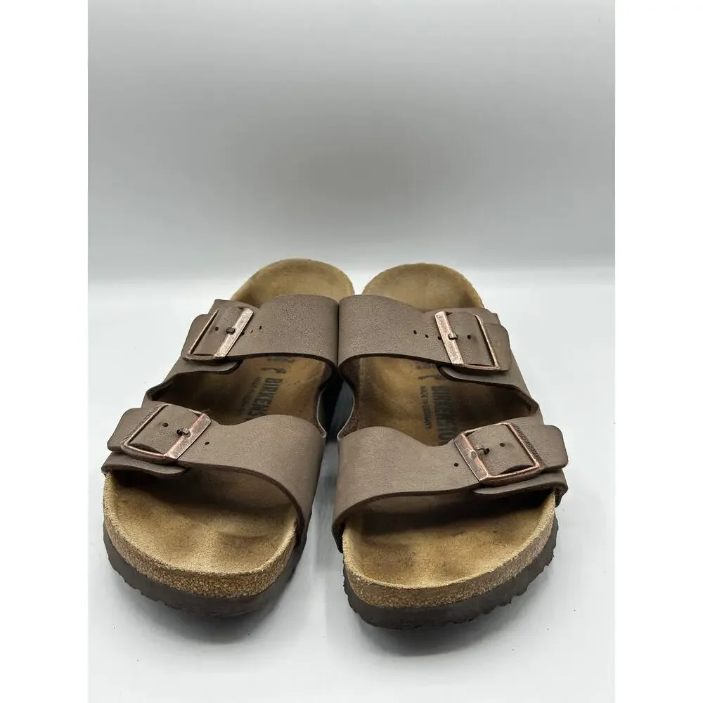 BIRKENSTOCK Birkibuc Arizona Sandals Mocha Brown Sz 42 W11 M9